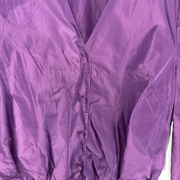 Zara Deep Purple Bodysuit Top - Picture 2 of 7